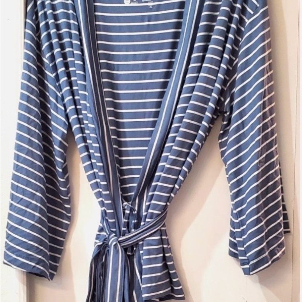 State of the Day Modal Short 3/4 Sleeve Robe w/ Attached Belt NWT Size M NWT